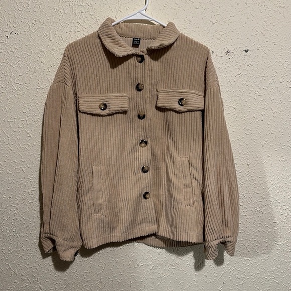 SHEIN Cream Button Up Jacket (size medium) - Picture 1 of 6